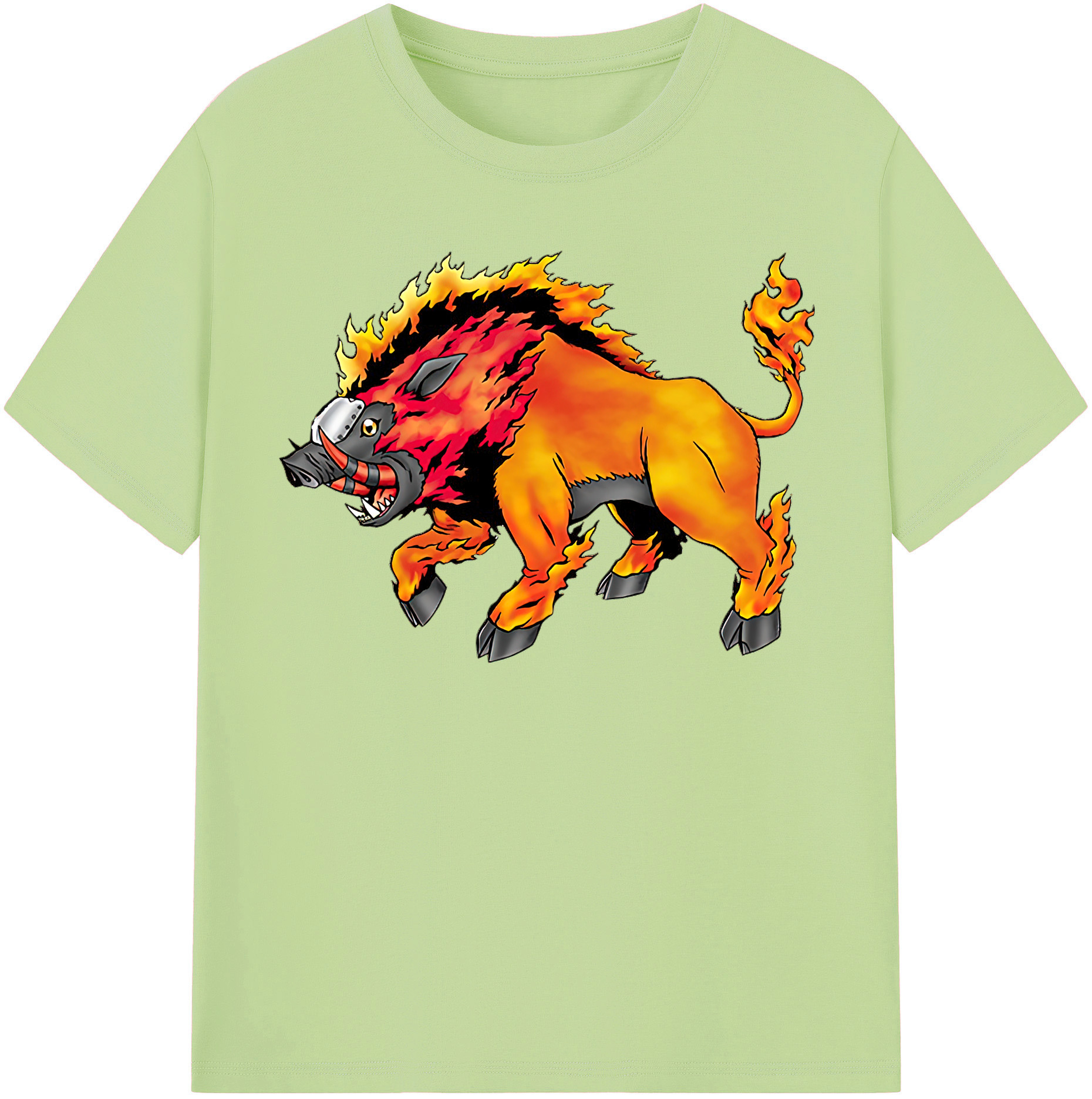 （画像用） Digimon デジタルモンスター/デジモン 綿100％半袖Tシャツ（フロントプリント）